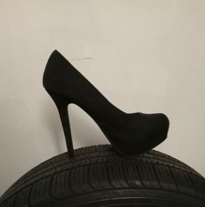 Bash black heels